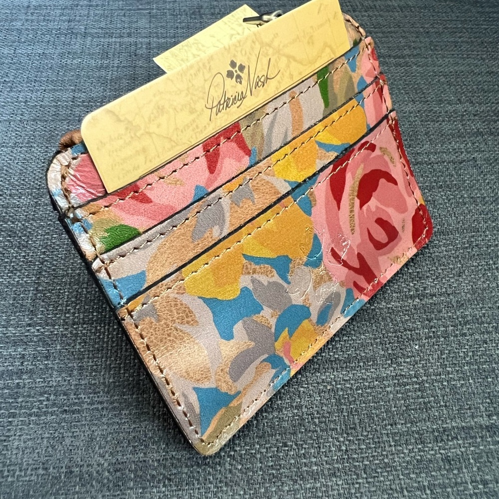 NWT PATRICIA NASH CASSIS ID CARDHOLDER MINI WALLET - Picture 3 of 12